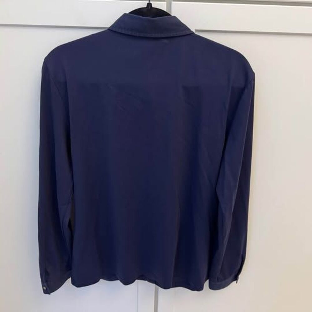 J.McLaughlin Navy Blue Button-Down Shirt Size XL - Picture 5 of 6